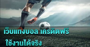 แทงบอลรับฟรีเครดิต